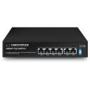 Esperanza ENS105 6-portu Poe komutators, 220-240V, 50Hz, 1.2Gbit/s, 60W, 4x30W PoE porti