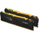 Kingston HyperX FURY HX424C15FB3AK2/32 operatīvā atmiņa DIMM, 32 GB, 2400 MHz, 2 x 16 GB, 288-pin, XMP