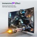 Vention DP uz HDMI kabelis 2M HADBH, 2m, 7mm, 30AWG, 1080p@60Hz, zelta kontakts, PVC apvalks
