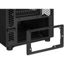 Asus Korpus PROART PA401 WOOD TG PWM BLACK, 2x160mm, 1x120mm, 2x2.5/3.5" ketta, 7 laiendusslotti, PWM tugi