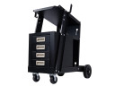 Сварочная тележка с ручкой, 4 выдвижными ящиками, колёсами и отделением для баллона 70.5&times;70.5&times;40 см G80088 GEKO