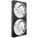 Nzxt Вентилятор для корпуса F280 RGB Core RF-U28HF-B1, 500-2000 RPM, 3.2 mmH2O, 8 RGB LED, черный