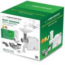 Esperanza gaļas ma&scaron;īna EKM033, 2200 W, 230 V, 50 Hz, 3 grie&scaron;anas ieliktņi, kebbe veidotājs, desu uzgalis, nerūsējo&scaron;ais tērauds