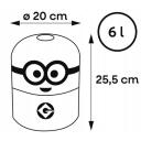 Keeeper Ladustamiskast 0611170220356, 6L, &Oslash;20cm x 25,5cm, kollane/sinine, virnastatav disain, lihtne juurdep&auml;&auml;s
