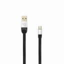 Sbox USB kabelis MODELIS USB-MICRO-2,4A, 1,5m, 480 Mbit/s, USB A M, microUSB M, pīts kabelis: Nē, krāsa: melna/sudraba