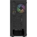 Fury Kaste SHOBO SH4F RGB NFO-2154, 2x3.5", 2x2.5", Midi-Tower, 7 papla&scaron;inā&scaron;anas slots, melna