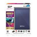 Silicon Power HDD cietā diska korpuss A80 SP020TBPHDA80S3B, 2000 GB, 2.5", USB 3.0, zila, triecienizturīgs, ūdensizturīgs