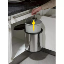 Waste container Compact-Box M HAILO 033555101 15L stainless steel