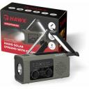 Hawk Pārnēsājams kloķa radio HWRDI410GN, FM/AM, 5W, USB-C uzlāde, lukturis, SOS funkcija