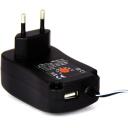 Media-Tech Tahvelarvuti universaalne toiteadapter MT6267v2, 3-12V, 1000mA, 110-240V, 6 otsikut, USB 5V/2A