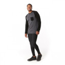 Termo krekls M'S Merino 250 Pocket Crew, izmērs: S, Medium Gray/Tick Stitch, 0192361503631 SMARTWOOL
