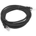 Lanberg patch kabelis CAT 5e PCU5-10CC-0150-BK, 1.5m, RJ-45 - male, RJ-45 - male, Stranded