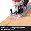 Bezvadu lāzergriezējs TE-JS 18/80 Li-Solo, EINHELL, 4321200, precīzi griezumi, 80 mm koka grie&scaron;anas dziļums, LED apgaismojums, bez akumulatora un lādētāja.