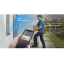 Ezviz DP2 2K CS-DP22K 3MP Juhtmevaba Uksekell Nutikas Videokaamera Süsteem LCD Ekraaniga Hõbedane