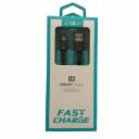 Devia USB kaabel, 120EC0180002, 5V, 2.1A, 1m, Micro USB, USB, andmete edastamine, laadimine