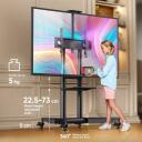 Onkron TV alus TS1571-B, 32-75 tolli, maksimaalne koormus 60 kg, VESA 200x200-600x400 mm, k&otilde;rguse reguleerimine 1065-1415 mm