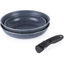 Russell Hobbs Cep&scaron;anas piederumu komplekts RH03296, 22cm, 26cm, 26cm, noņemams rokturis, krēslas akmens apdare