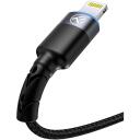 Tellur Datu kabelis USB uz Lightning LED TLL155373, 1.2m, 5V/3A, 480Mbps, neilona apvalks
