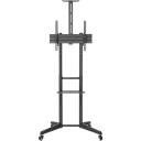 Goobay Grīdas statīvs 59508, 37-70", regulējams augstums, slīpums, melns