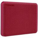 Toshiba Внешний жесткий диск Canvio Advance HDTCA40ER3CA, 4000 ГБ, 2.5", USB 3.2 Gen1, красный, аутентификация паролем