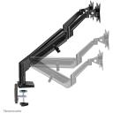 Neomounts stiprinājuma roka DS70-810BL2, 17-32", 9 kg, gāzes atsperes augstuma regulē&scaron;ana, 180&deg; apstā&scaron;anās, melna