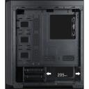 Gembird Fornax K500 Datora korpuss CCC-FC-K500, 440mm, 205mm, 507mm, 5.5kg, SPCC, Midi Tower, melns, 2x2.5" vietas