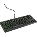 Genesis THOR 404 TKL klaviatūra NKG-2071, USB, Kailh Box Brown V2, melna, RGB, mehāniskā, Hot-Swap, stabilizatori