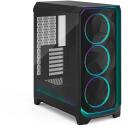Fractal Design Korpuss FD-C-MES3A-03, 50.7cm, 22.9cm, 43.3cm, 9.1kg, 2x2.5&rdquo;, 7, RGB apgaismojums, 3x140mm ventilatori