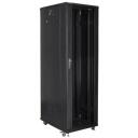 Lanberg Vaba seisev Rack 19 42U 800x800mm must FF01-8842-12B, 800kg, 4 ventilaatorit, IP20, klaasiduksed