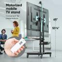 Onkron TV alus TS1881E-B, ekraani suurus 127-218 cm, maksimaalne koormus 105.9 kg, k&otilde;rguse reguleerimine 1350-1650 mm, 2 riiulit