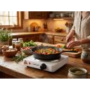 Esperanza EKH002W plīts, 1500 W, 220-230 V, 1 zona, 5 jaudas līmeņi, termostata aizsardzība
