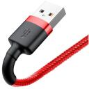 Baseus Kaabel CALKLF-B09, 100cm, 2.4A, Lightning, USB, punane