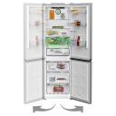 Beko &Scaron;aldiklis B5RMFNE314X, 286L, 250kWh, 34dB, No Frost, Laisvai stovintis, Vertikalus, Pilkas