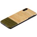 Man&Wood Tagasi kate M8043B, Roheline, Apple iPhone XS/X, 5.8'', looduslik puit, pol&uuml;karbonaat