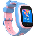 Kids smartwatch with E SIM 4G GPS WiFi connectivity video music playback games and English learning function ZEFIR KW-49 Roza Blue CANYON