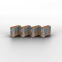 Lindy USB prievado blokatorius 40453, 4 vnt., oranžinė