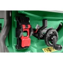 Bezvadu galda zāģis, HIKOKI, C3610DRJW4Z, 36 V, 254 mm, bezsuku motors, ātra bremzē&scaron;ana, liela darba virsma.