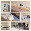 Dreame L10S Ultra Gen3 robotas siurblys sausas ir drėgnas valymas su automatiniu i&scaron;tu&scaron;tinimu 25 000 Pa 5200 mAh 3.2 L dulkių mai&scaron;elis 4.5 L &scaron;varaus vandens talpa RLL53SE-WH Balta