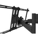 Neomounts sienas stiprinājums WL40S-850BL18 pilna kustība, 43-86", 60 kg, VESA 200x100-800x400 mm, 5-61 cm attālums no sienas