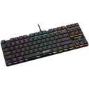 Проводная механическая игровая клавиатура 87 клавиш RGB подсветка MX Red TKL Cometstrike GK-50 Чёрная CND-SKB50-US CANYON