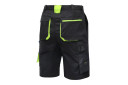 Darba šorti ar atstarojošiem elementiem, melni, izmērs S (48), HT5K827-S, HOGERT