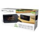 Muse Dualais modinātāja radio M-185CR, AC 230V, 2 modinātāji, 40 iepriek&scaron; iestatītas stacijas, LED displejs