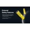 Nitecore Įkraunamos baterijos NC-NL2160HP 6000 mAh, 3.6 V, 21700, 20A, IPX6, 500 ciklų