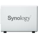 Synology NAS хранилище башня DS223J, 2 отсека, 1 ГБ памяти, 2 USB 3.2, 1 RJ45, 16.31 Вт