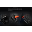 Gaming chair with 4D adjustable armrests ergonomic backrest and headrest 135 kg maximum load Terminator Black-Orange CGR-TER COUGAR