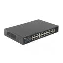 Lanberg komutators RSGE-24P-2GE-2S-360, 24x1GB PoE+, 2xGB, 2xSFP, 360W, 56 Gb/s, 4 kV pārsprieguma aizsardzība