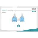 Digitus &uuml;henduskaabel U/UTP kat.5e PVC DK-1512-005, 0,5m, 2x RJ45, AWG 26/7, hall