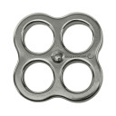 Varustuseplaat Maggi Rig, EDELRID, 4052285381097, Kande: 35kN, Sertifikaat: CNB/P 11.114 PfE, Materjal: Roostevaba teras, Aukude läbimõõt: 20mm