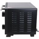 Esperanza Mini cepe&scaron;krāsns EKO007N, 10 L, 800 W, melna, mehāniskais taimeris, 250 &deg;C, 0.9 m vads, stikla durvis