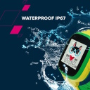 Kids’ smartwatch with 4G connectivity video function GPS game modes and music playback Sunny KW-48 Video 4G GPS Games & Music Blue CANYON